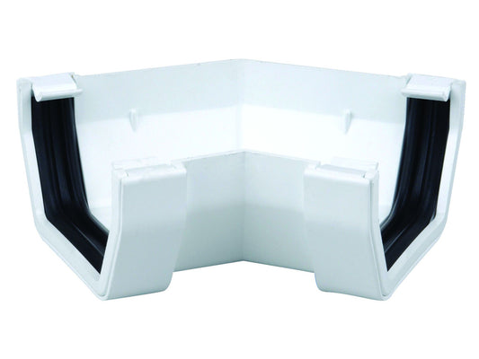 OSMASQUARELINE 4T804 PVCU GUTTER ANGLE 45deg 100mm 4T804W WHITE