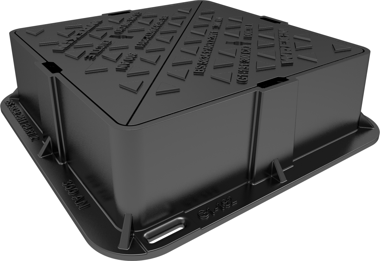 WREKIN (A199) 300 x 300 x 100mm GRADE A DI SURFACE BOX DBT0A4/3030