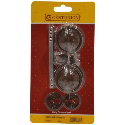 CENTURION SP111P BROWN RIM KNOB SET