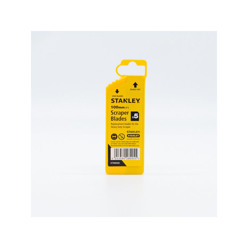 STANLEY STA028005 HEAVY-DUTY SCRAPER BLADES (PACK 5)