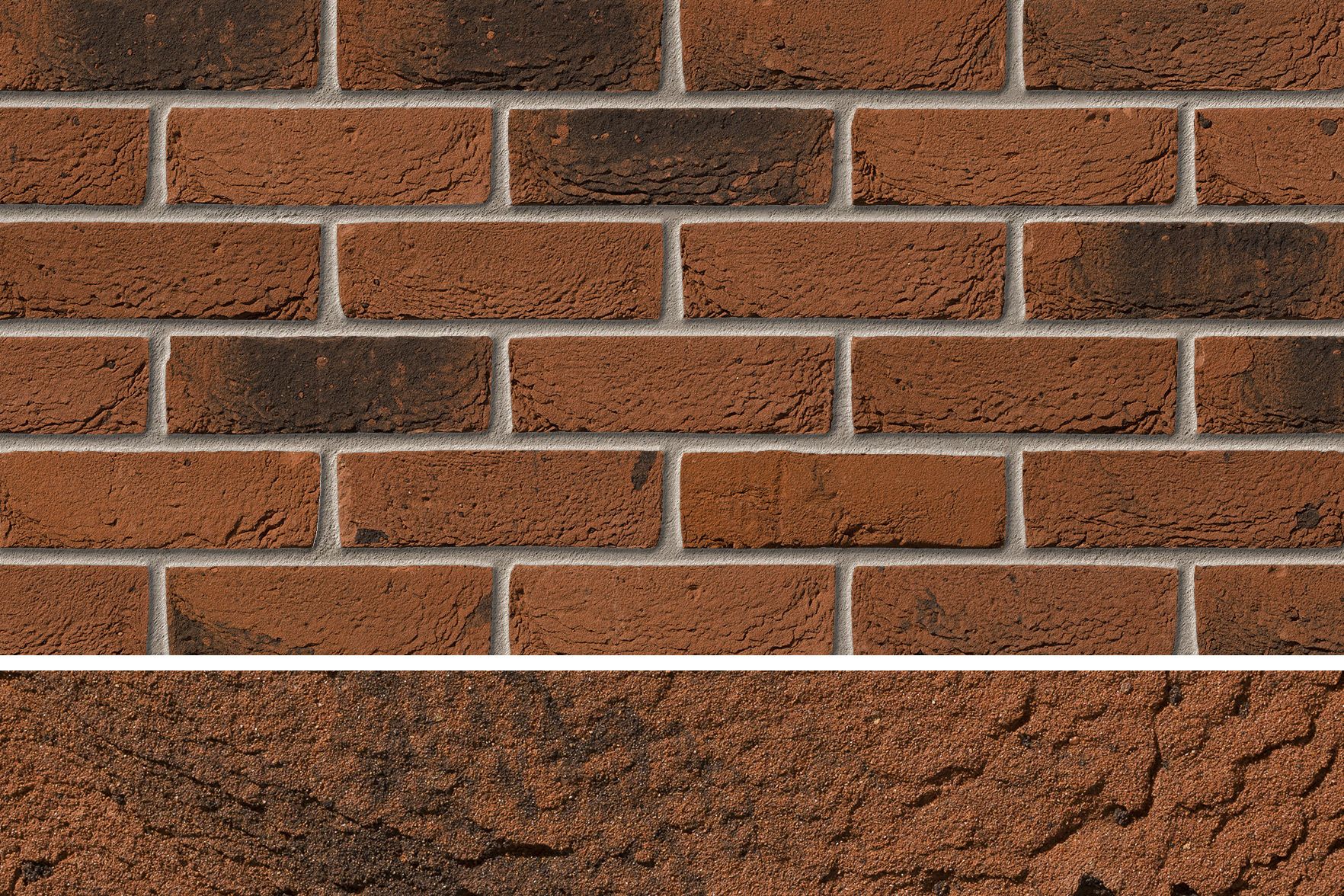 IBSTOCK LEICESTER IVANHOE ANTIQUE BRICK 65mm (86 PER LEG) A0060A