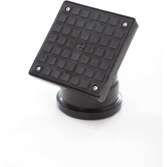 POLYPIPE RODDING EYE TERMINAL PLASTIC SQUARE SOCKET TAIL 110mm x 45deg UG521