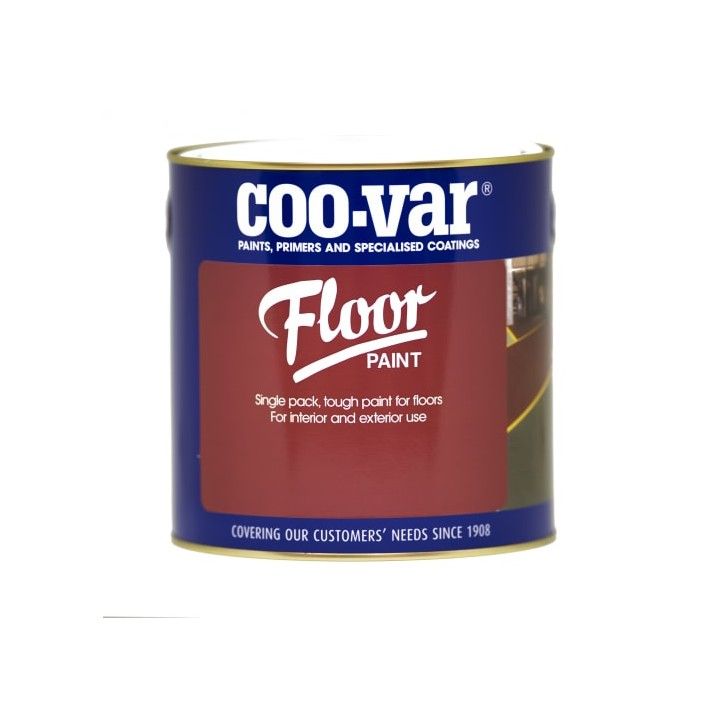COO-VAR FLOOR PAINT 5l TILE RED 110/G136/65/F