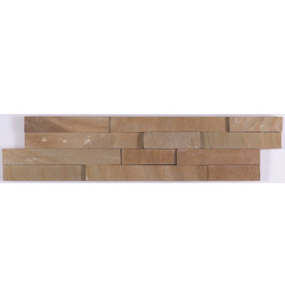 BRADSTONE NATURAL SANDSTONE SLIPS 650 x 150 x 17-30mm SUNSET BUFF (PACK OF 6) 22786