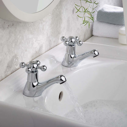 BRISTAN R 1/2 C REGENCY BASIN TAPS 1/2" CHROME