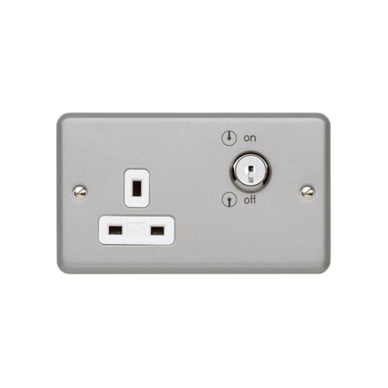 NOVAR MK 1G KEY OPERATED SOCKET METAL CLAD K2435ALM