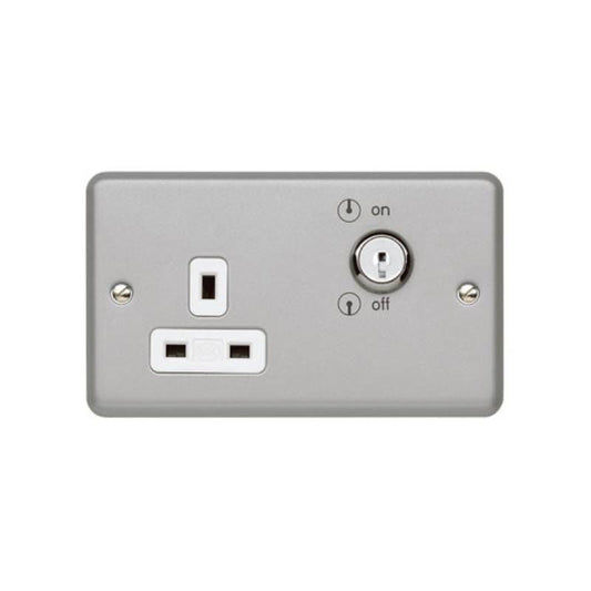 NOVAR MK 1G KEY OPERATED SOCKET METAL CLAD K2435ALM
