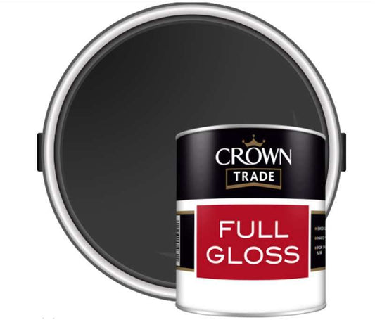 CROWN TRADE GLOSS 1l BLACK 5026959