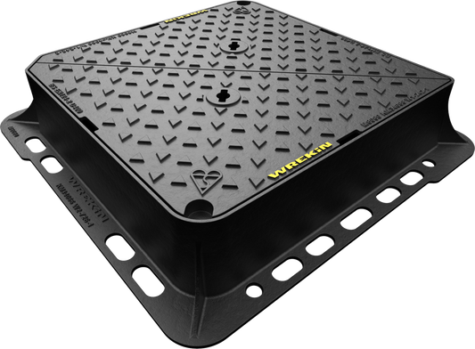 WREKIN (A252/A744) 600 x 600 x 150mm D/IRON DBL /TRI COVER & FRAME D400 TRISTAR DMT0D6/6060/KT