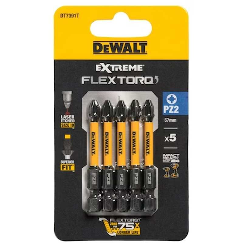 DEWALT DT7391T-QZ POZI SCREWDRIVER BITS PZ2X50MM