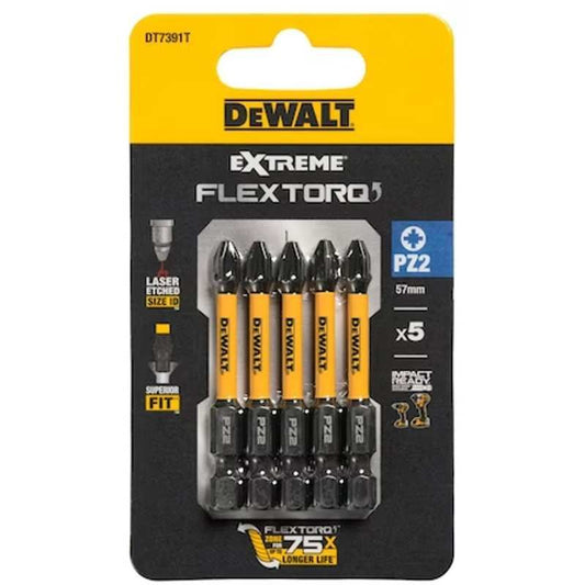 DEWALT DT7391T-QZ POZI SCREWDRIVER BITS PZ2X50MM