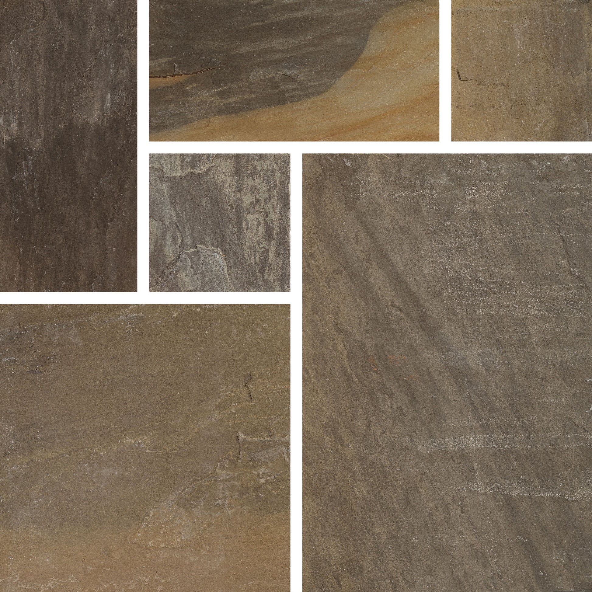 PAVESTONE NATURAL STONE (19.5m2 PACK) OLD BLACK CALIBRATED 01111111