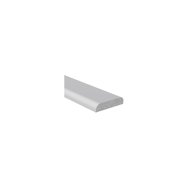 FREEFOAM D SECTION WINDOW TRIM 5m x 28mm WHITE FD28