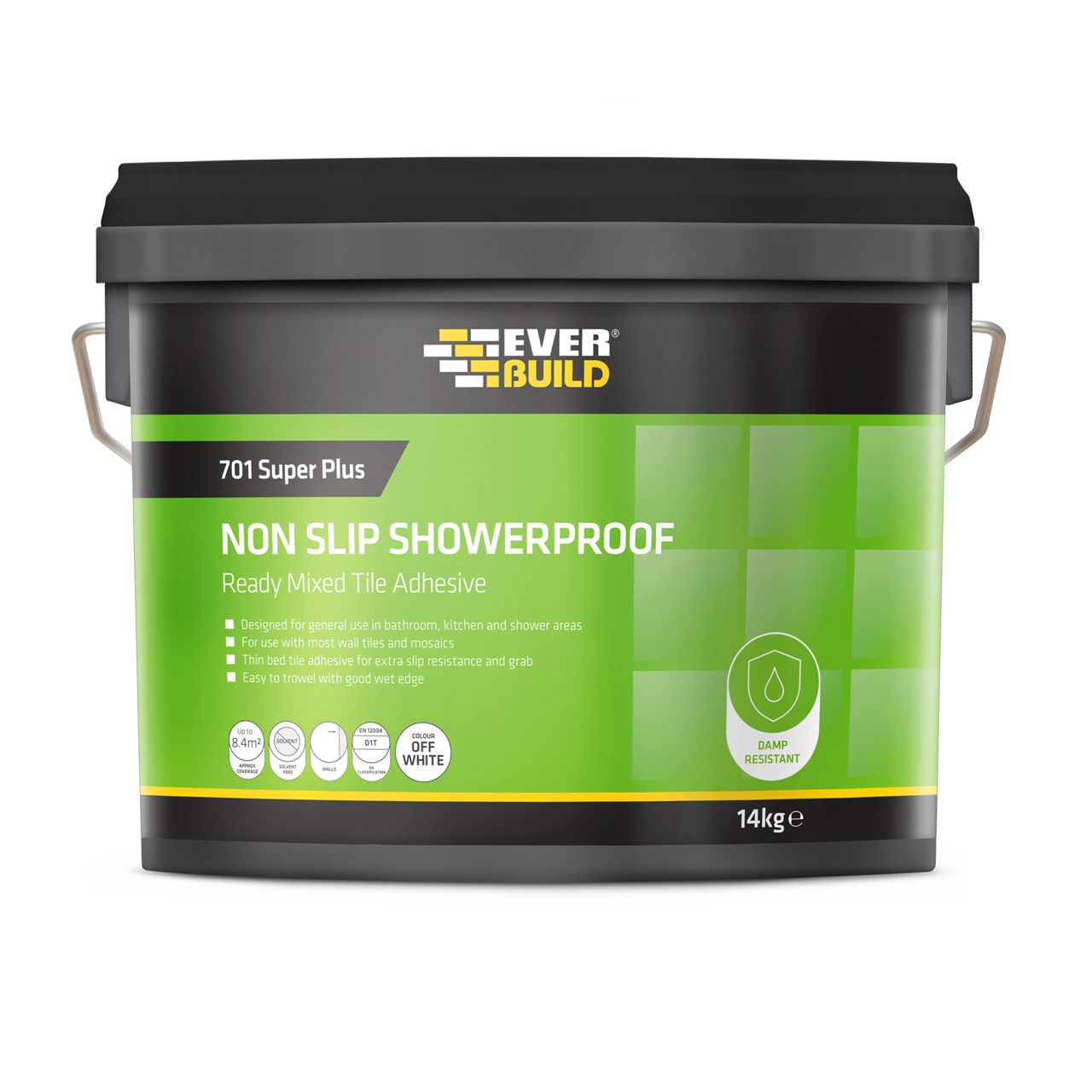 Everbuild 701 Non Slip Tile Adhesive 7.5Kg NS05