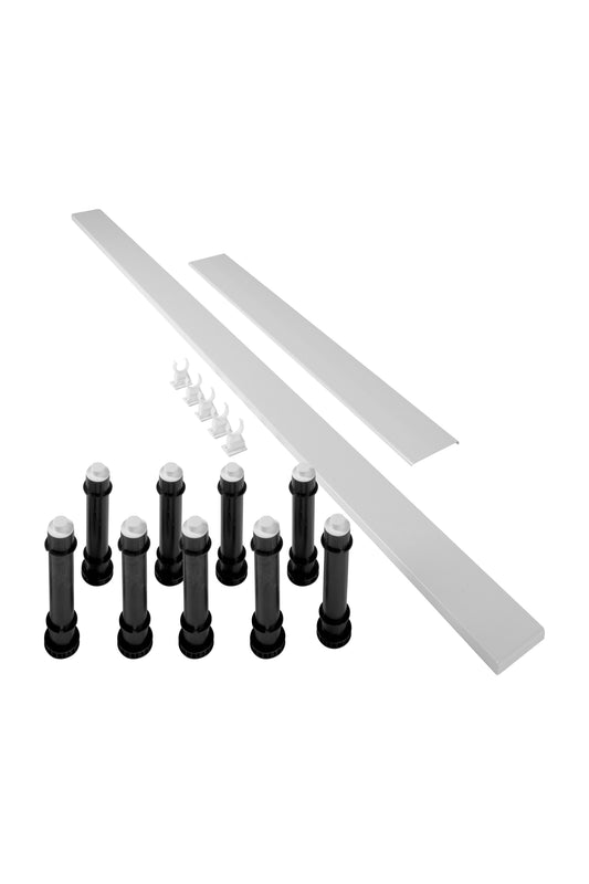 MIRA 1.1697.034.WH FLIGHT LOW RECTANGLE RISER KIT 1700mm WHITE