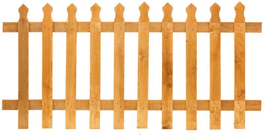 GRANGE PALTUL3 TULIP PALISADE FENCE PANEL 0.9 x 1.8m GOLDEN BROWN
