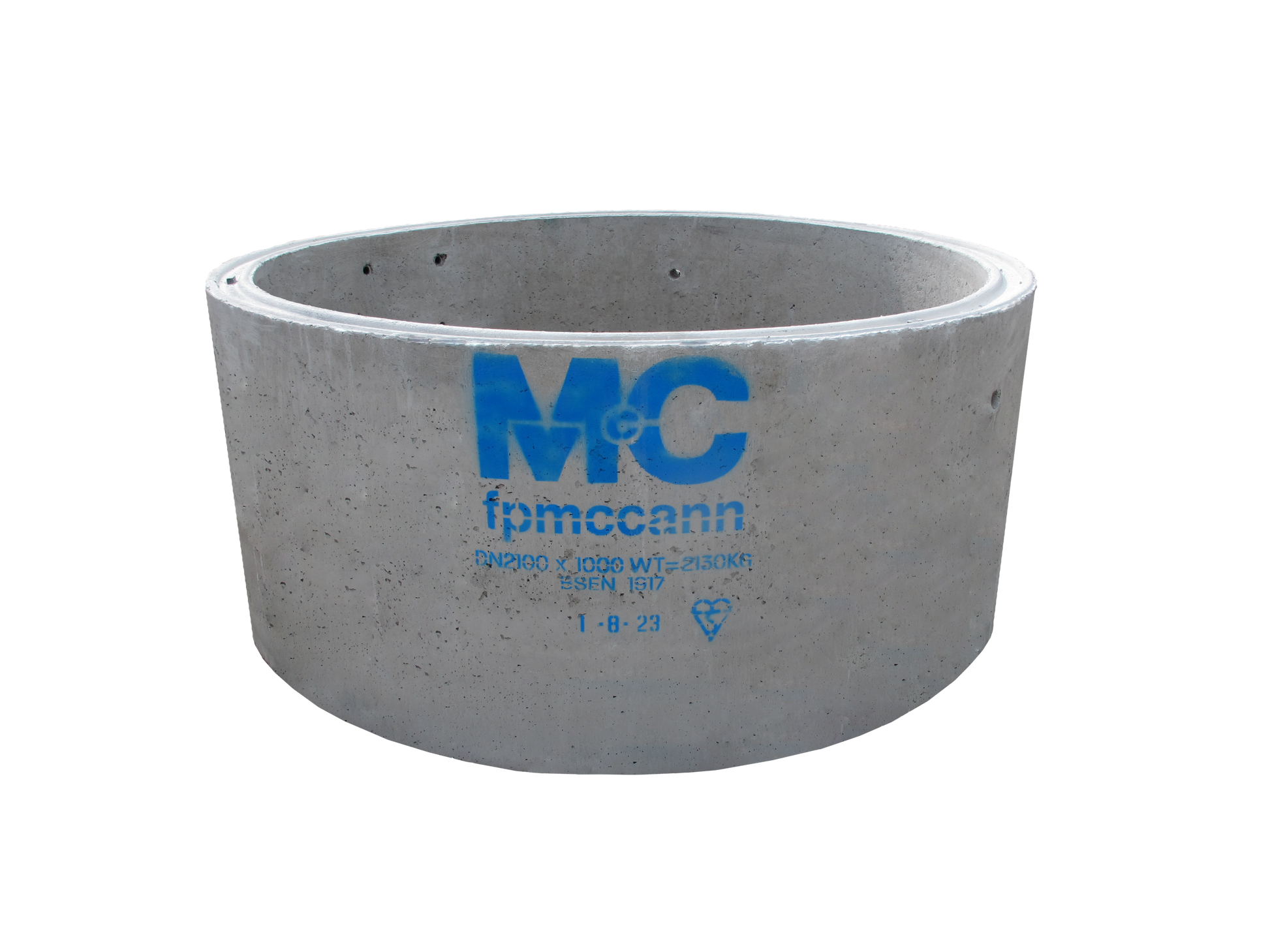 F P MCCANN 2100 x 1000mm CONCRETE RING C/W STEP RUNGS 2835