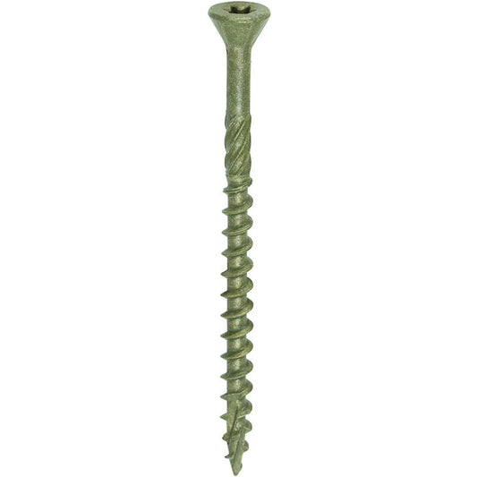 TIMCO DECKING SCREW TX20 CSK C2 4.5 x 65mm (TUB 250) GREEN 65C2D250