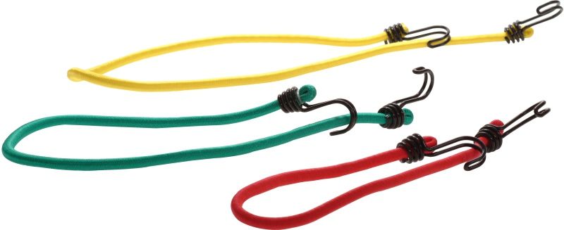 MASTERLOCK MLK3107E JAR OF 12 ASSORTED BUNGEE CORDS 600-1000mm
