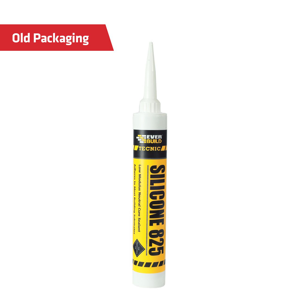 Everbuild 825 Lmn Silicone 380ml White 825WE