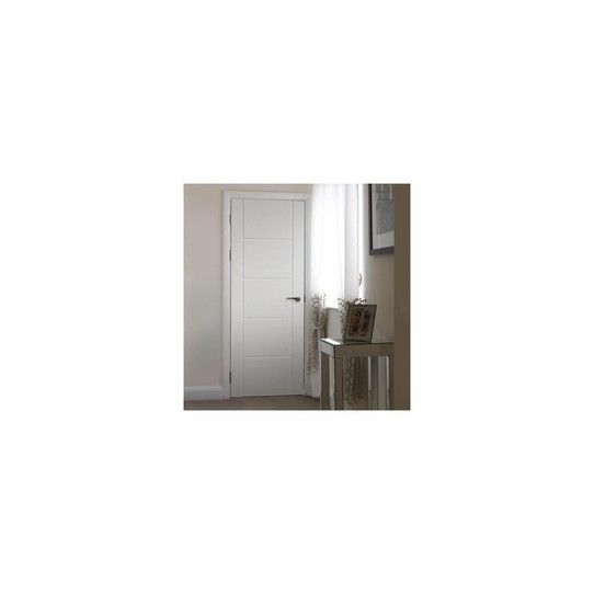 JBK TIGRIS WHITE PREFINISHED INTERNAL DOOR 1981 x 686 x 35mm (27") LTIG23