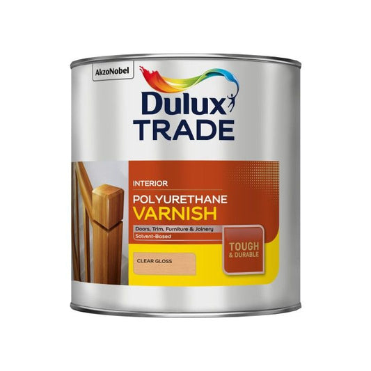 DULUX TRADE POLYURETHANE VARNISH 2.5l CLEAR GLOSS 5180486