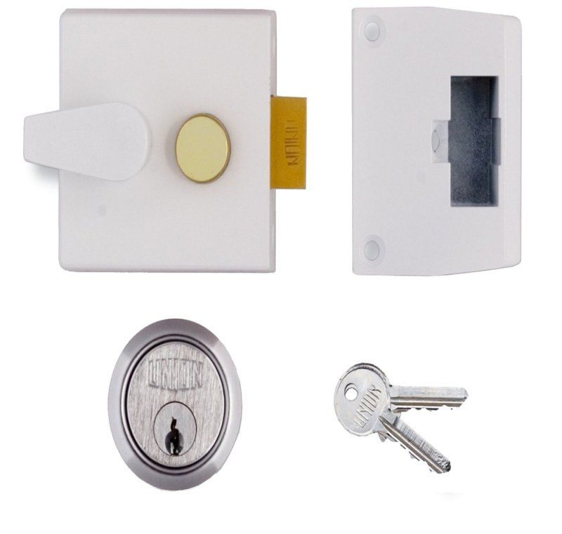 UNION 1026 RIM CYL LATCH 50mm BACK NARROW