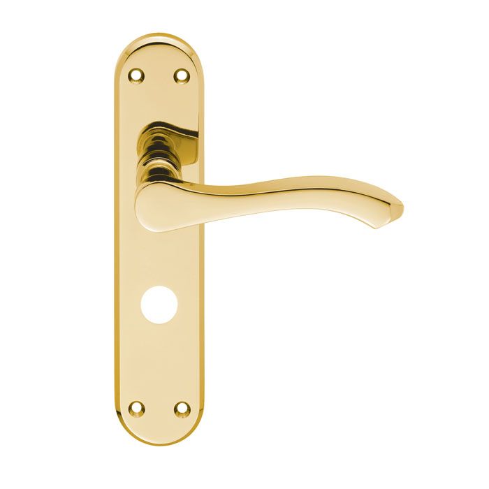 SEROZZETTA IXION LEVER BATHROOM HANDLES BRASS SZM368EB/RP