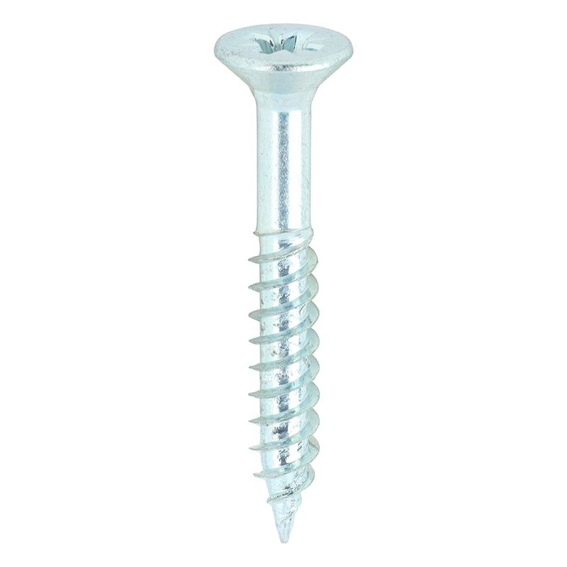 TIMCO TWINTHREAD CSK BZP WOODSCREWS 8 x 1 1/4" (BOX 200) 08114CWZ