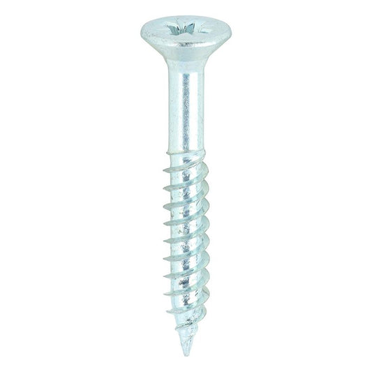 TIMCO TWINTHREAD CSK BZP WOODSCREWS 8 x 1 1/4" (BOX 200) 08114CWZ