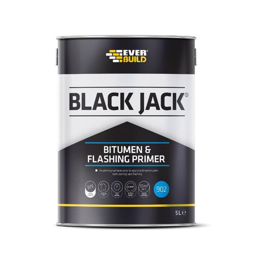 Everbuild Black Jack Bitumen And Flashing Premier 5L Black 90205