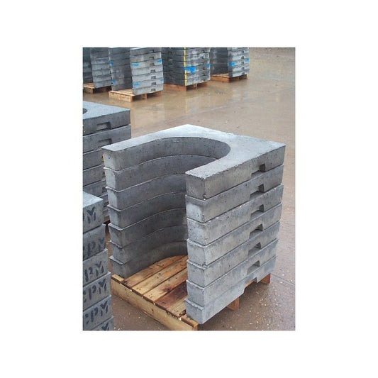 CPM CONCRETE U-SHAPED/HORSESHOE PATT GULLY COVER SLAB 450 x 100mm (760 x 760) (80kg) GCSU20