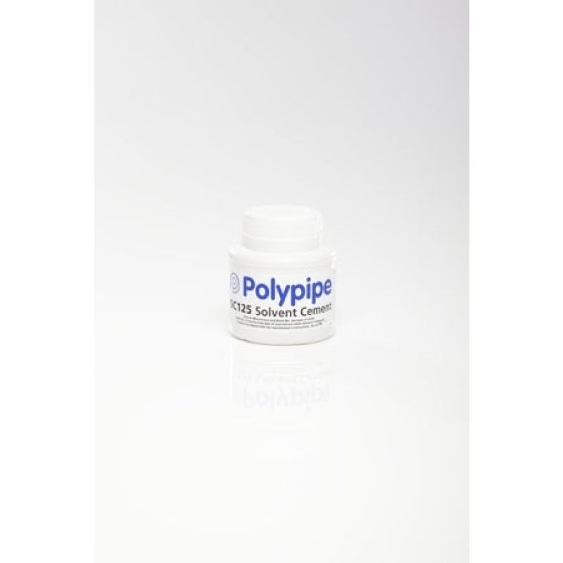 POLYPIPE SOLVENT CEMENT 125ml TIN SC125