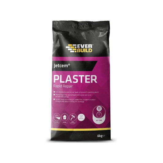 Everbuild Jetcem Quick Set Patching Plaster 6Kg JETPATCH6