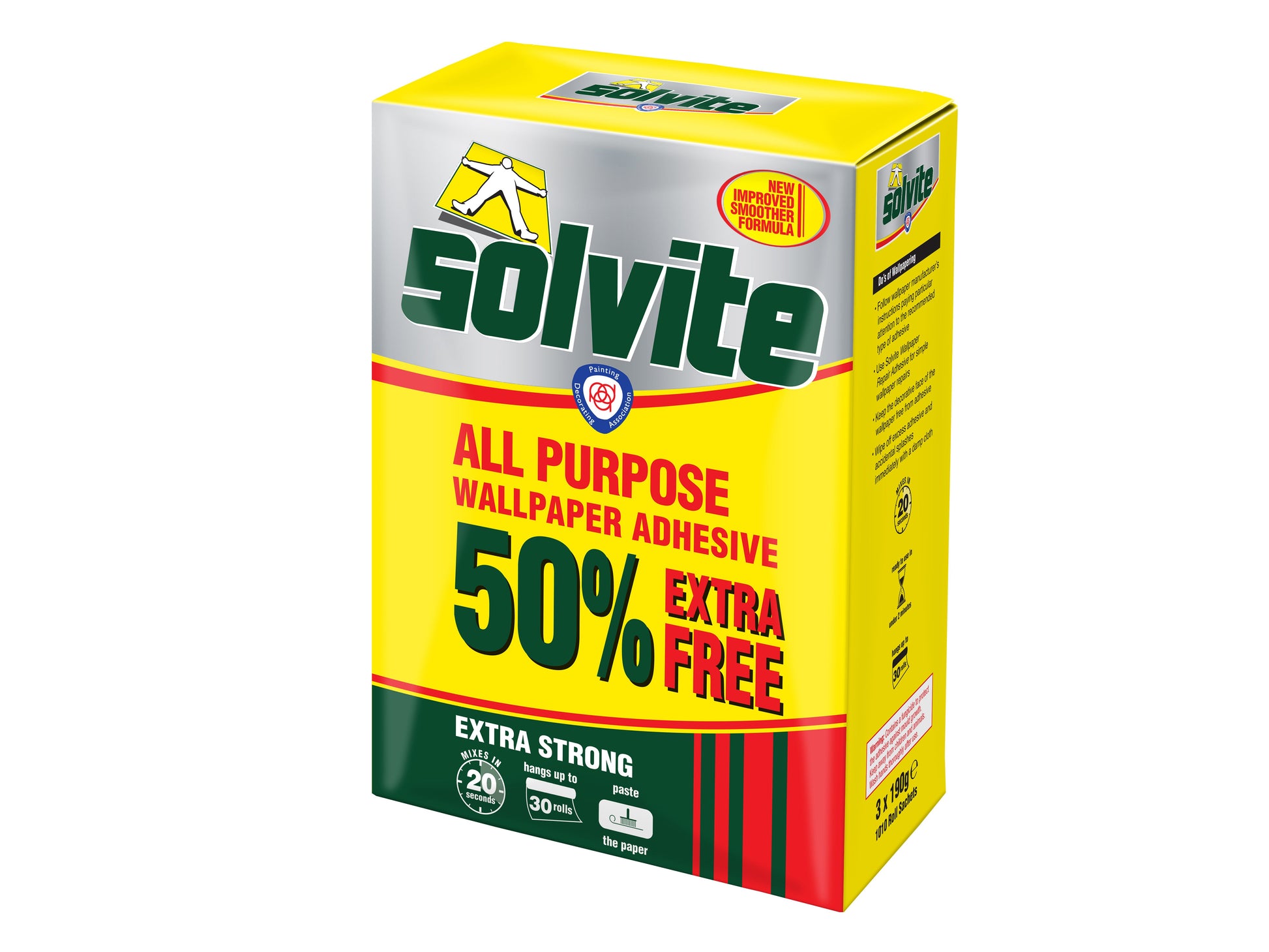 SOLVITE SLVDECBOX TRADE BOX ALL-PURPOSE WALLPAPER ADHESIVE