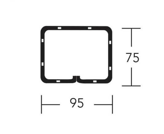 KEYSTONE STEEL BOX LINTEL BOX/K-75 1350 x 75mm HIGH KBX75135