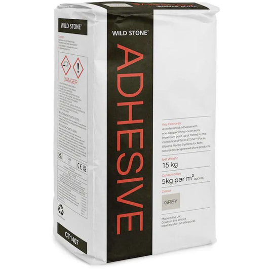 WILD STONE FLEXIBLE ADHESIVE 15kg (3m2 PER BAG)