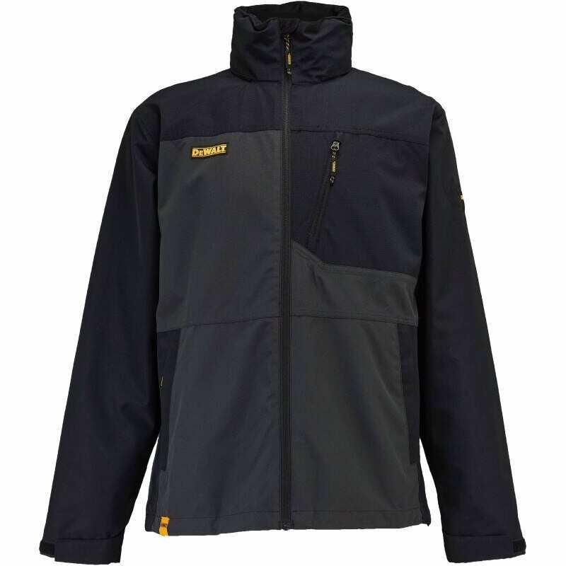 DEWALT SOUTHAMPTON BREATHABLE WATERPROOF JACKET GREY/BLACK EXTRA LARGE