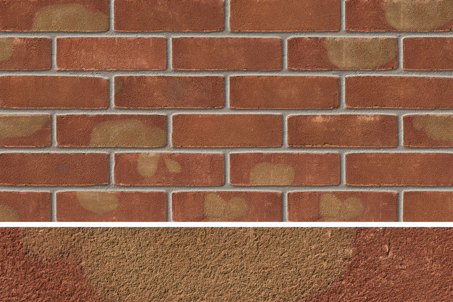 IBSTOCK ELLISTON DORSET MULTI RED STOCK BRICK 65mm (100 PER LEG) A4941A