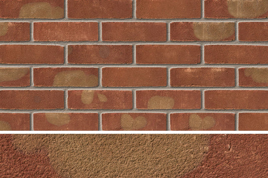 IBSTOCK ELLISTON DORSET MULTI RED STOCK BRICK 65mm (100 PER LEG) A4941A
