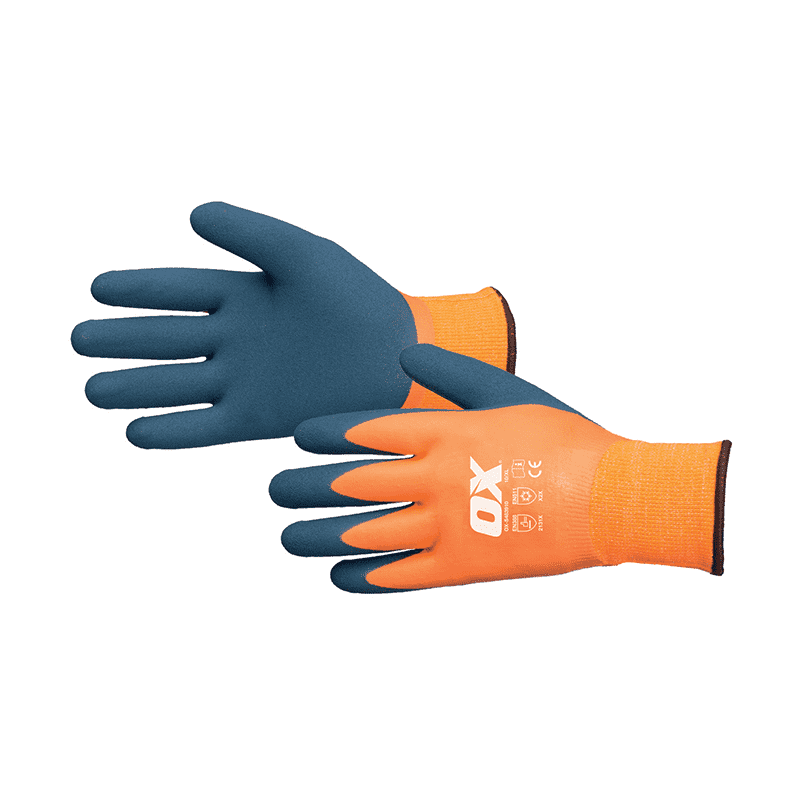 OX-S587003 THERMAL LATEX GLOVE LARGE (PACK 3)