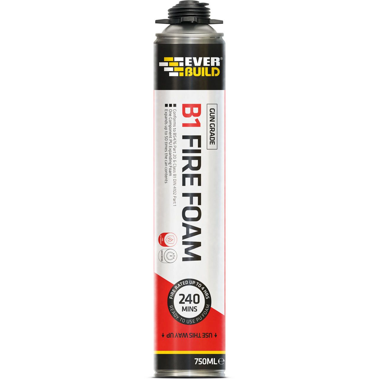 Everbuild B1 Gun Grade Expanding Fire Foam B1FIREGUN