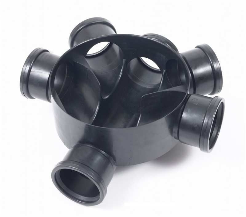 CLARK DRAIN 300mm 5-INLET CHAMBER BASE - 3-BUNGS NON ADOPTABLE CDU353
