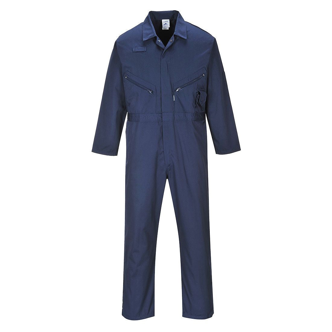 Liverpool Zip Coverall, 4XL, R, Navy