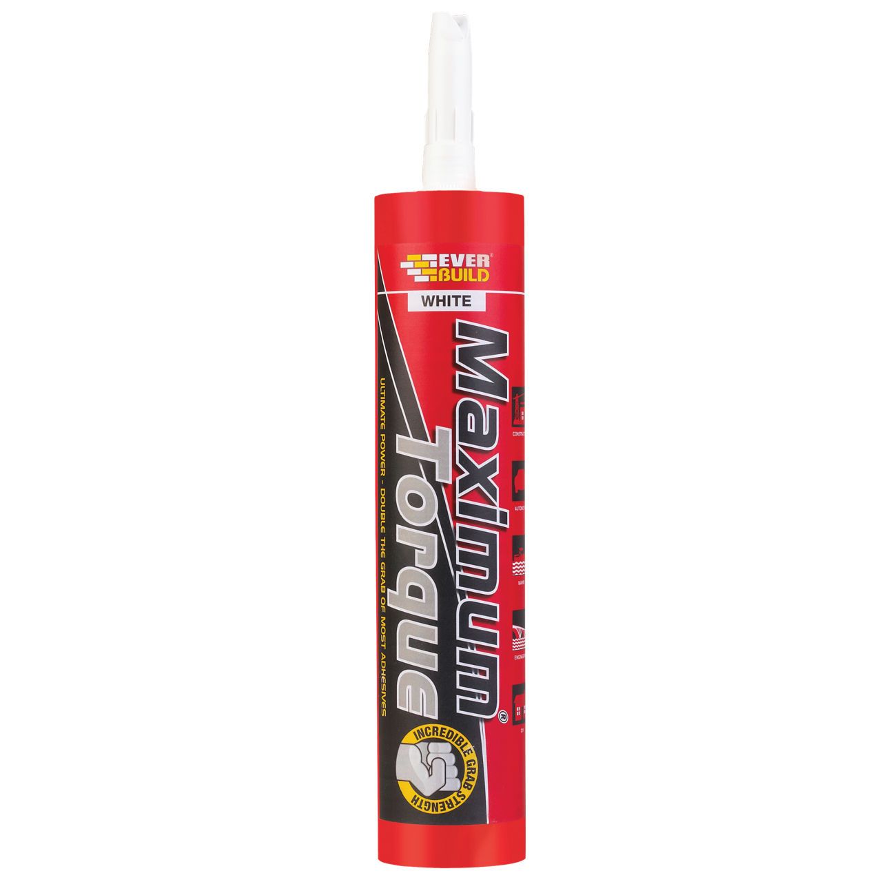 Everbuild Maximum Torque Grab Adhesive 290ml White MAXTQWE