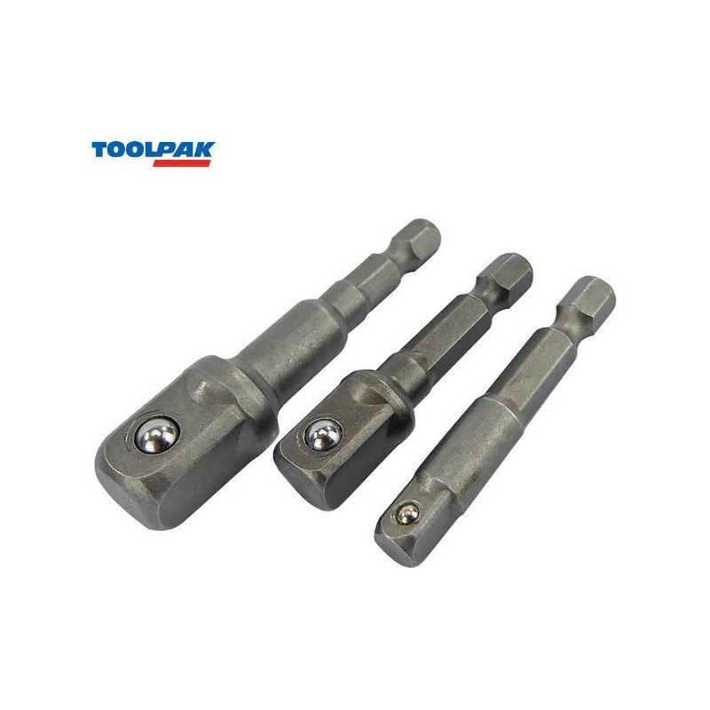 TOOLPAK SAS01 SOCKET ADAPTOR SET HEX SHANK