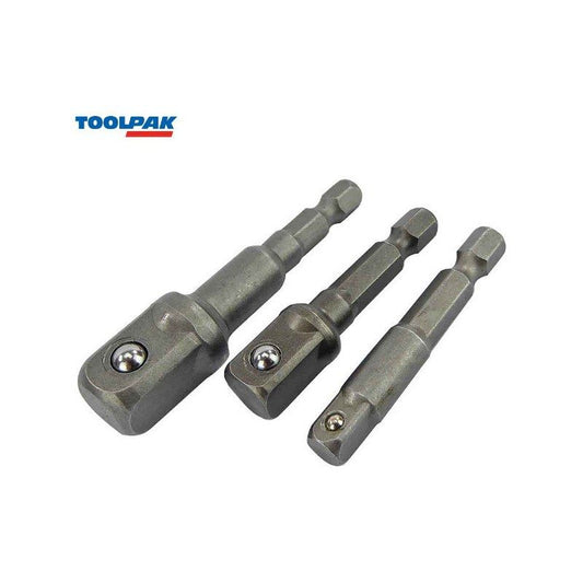 TOOLPAK SAS01 SOCKET ADAPTOR SET HEX SHANK