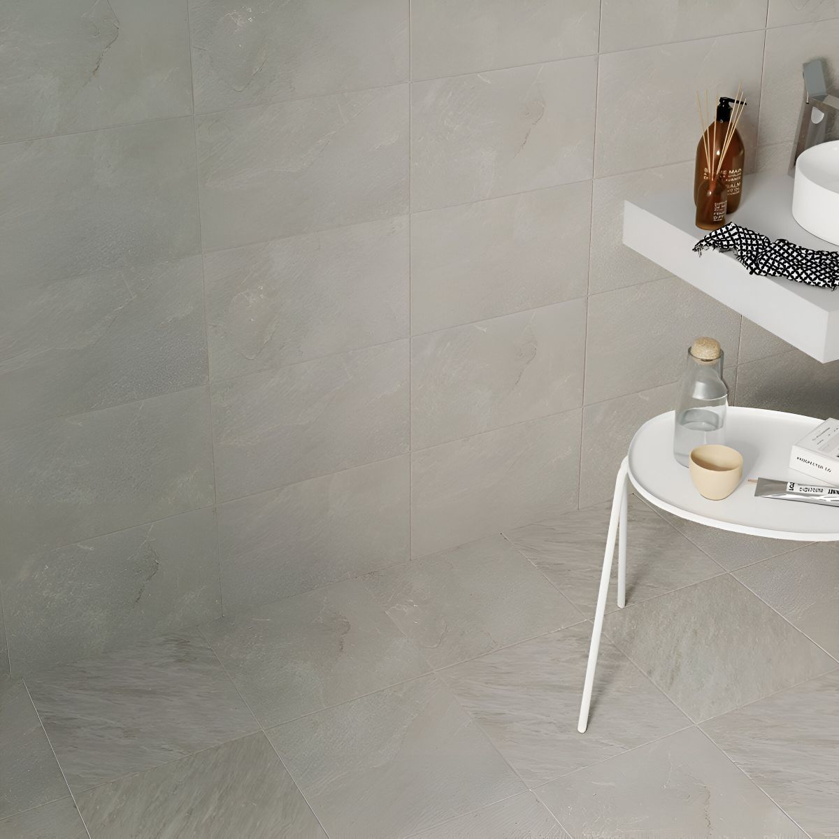 YTC KA4025CALG CAMPUS TILE 400 x 250mm LIGHT GREY (10 TILES PER M2)