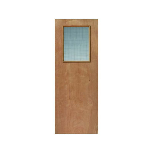 JBK INTERNAL PLYWOOD FD30 DOOR WITH GLAZED APERTURE 2`6 x 6`6 KIGOG26