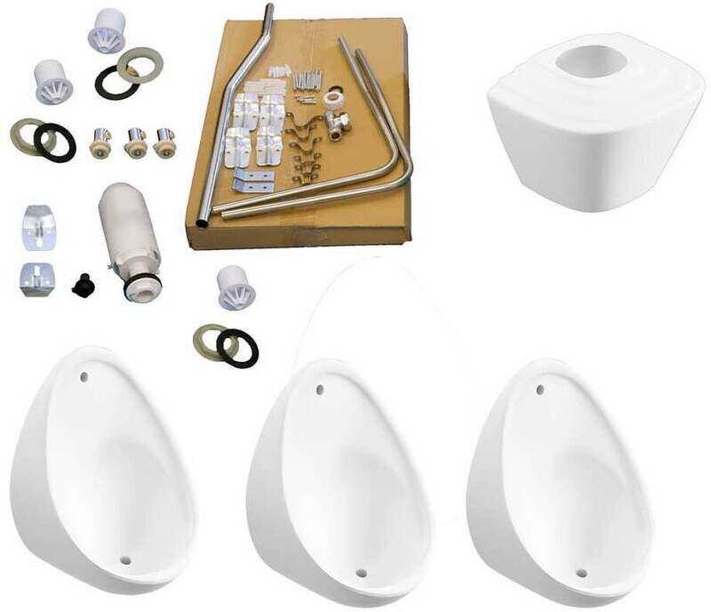 LECICO C007929 UR50BOX3TOGO URINAL BOWL 500mm TRIPLE PACK